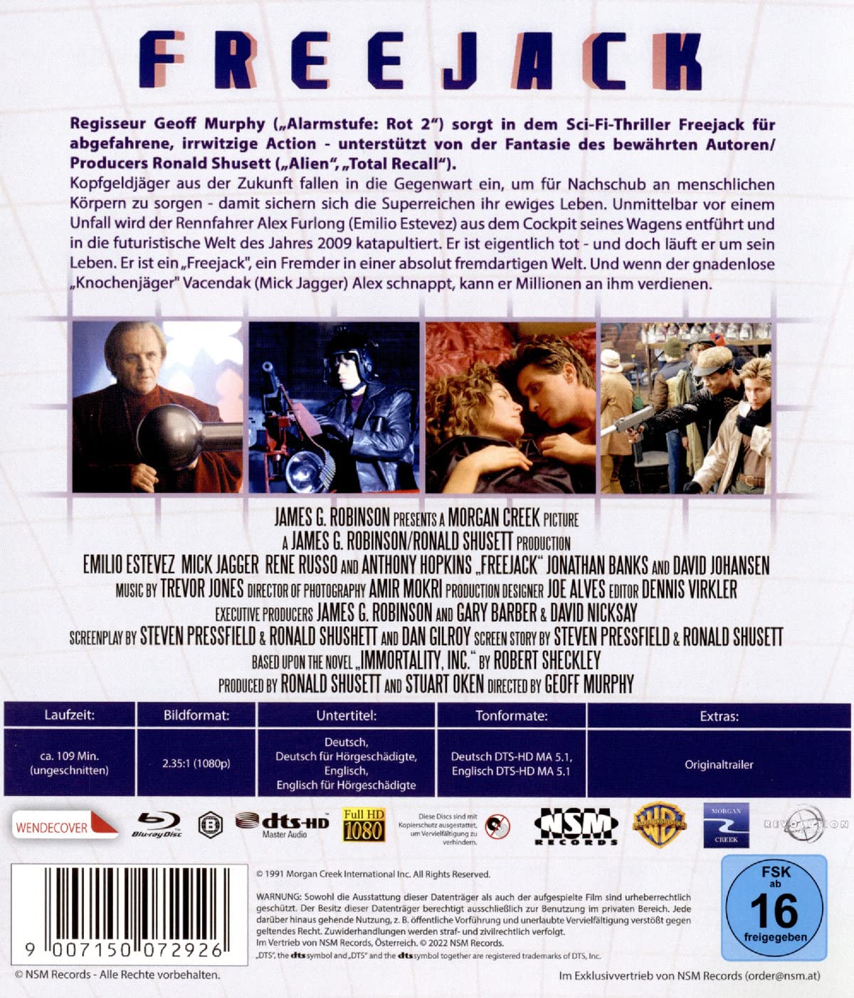 Freejack (ej svensk text) (Blu-ray) - 2