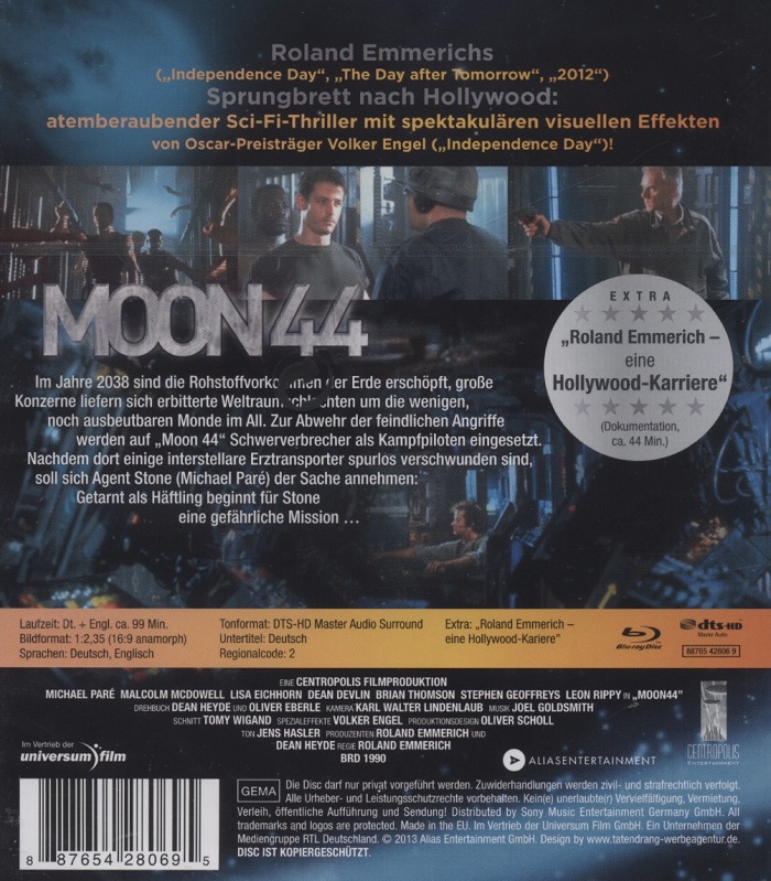 Moon 44 (ej svensk text) (Blu-ray) - 2