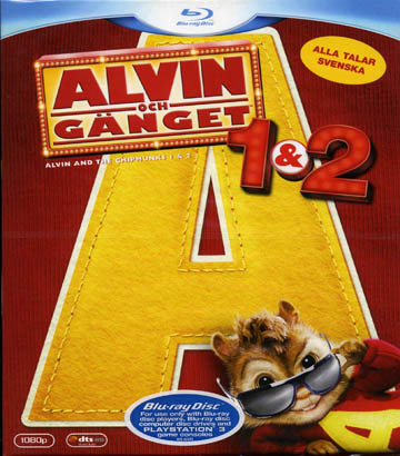 Alvin Och Gänget 1 & 2 (2-disc) (Blu-ray)