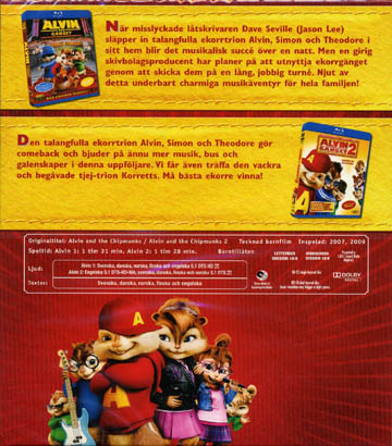 Alvin Och Gänget 1 & 2 (2-disc) (Blu-ray) - 2