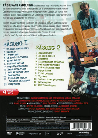 Sjukan - Säsong 1 & 2 (4-disc) - 2