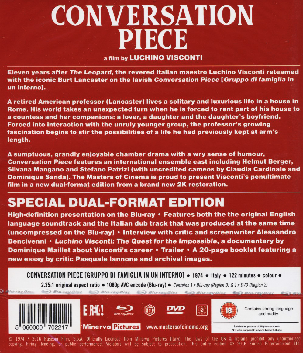Conversation Piece (ej svensk text) (Blu-ray + DVD) - 2