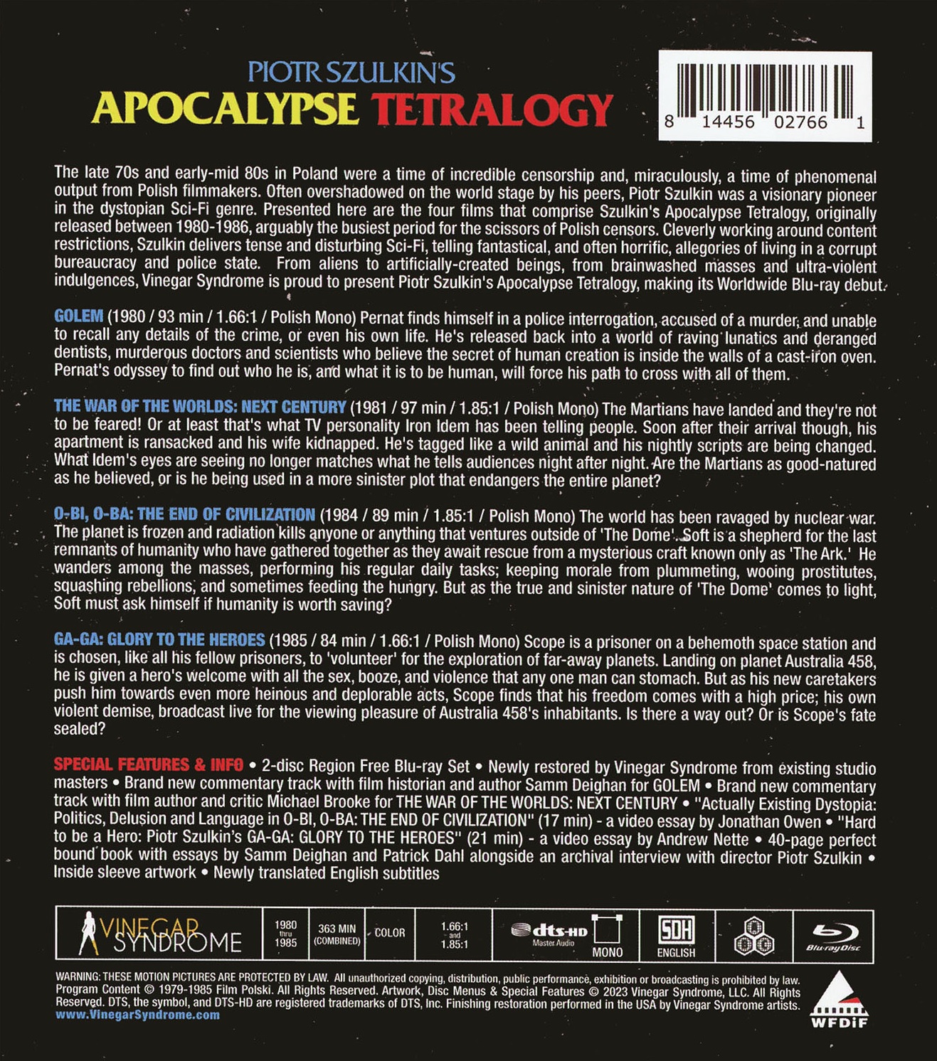 Piotr Szulkin's Apocalypse Tetralogy (ej svensk text) (Blu-ray) - 2