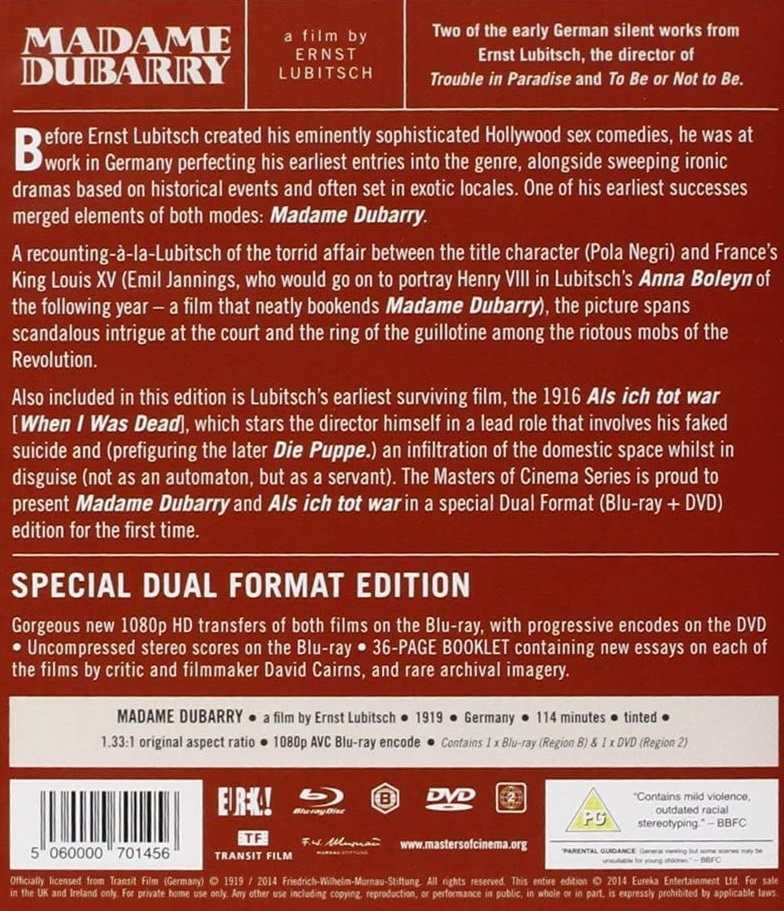 Madame Dubarry (ej svensk text) (Blu-ray + DVD) - 2