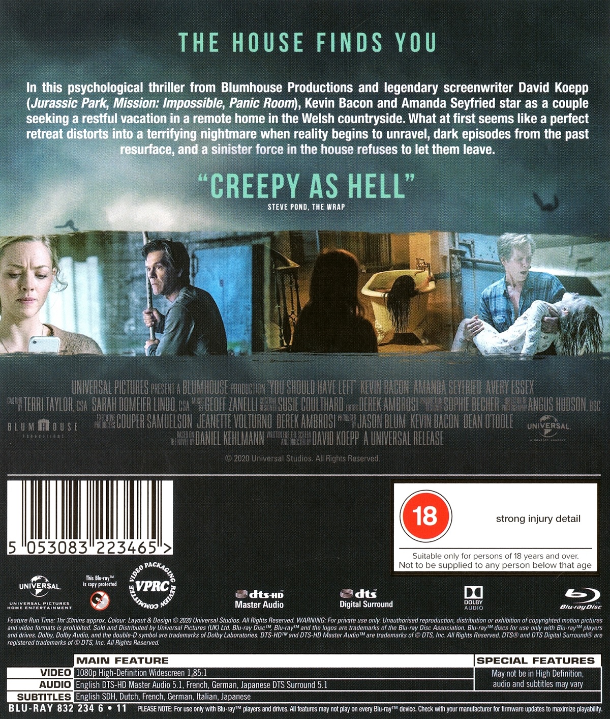 You Should Have Left (ej svensk text) (Blu-ray) - 2