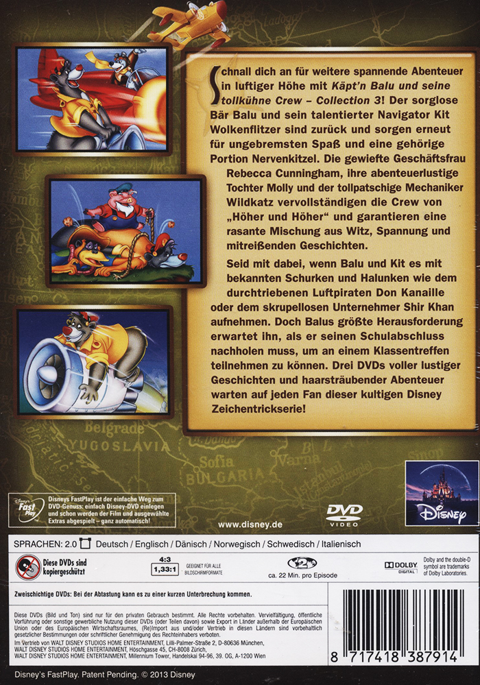 Talespin / Luftens Hjältar - Volym 7-9 (3-disc) - 2