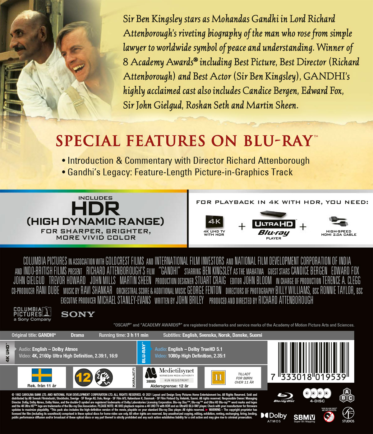 Gandhi (4K Ultra HD Blu-ray + Blu-ray) - 2