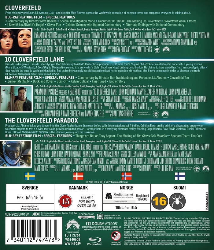 Cloverfield 1-3 (Blu-ray) - 2