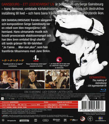 Gainsbourg - Ett Legendariskt Liv (Blu-ray) - 2