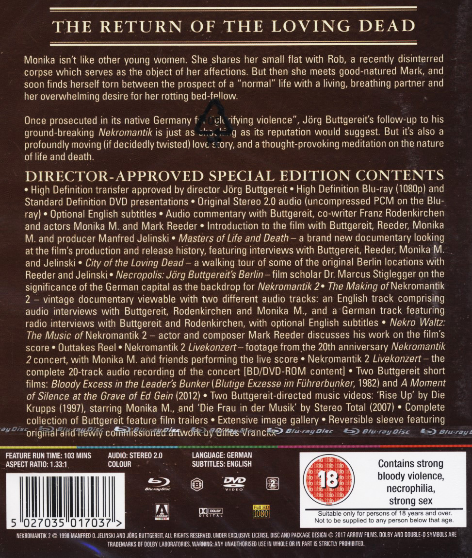 Nekromantik 2 (ej svensk text) (Blu-ray + DVD) - 2