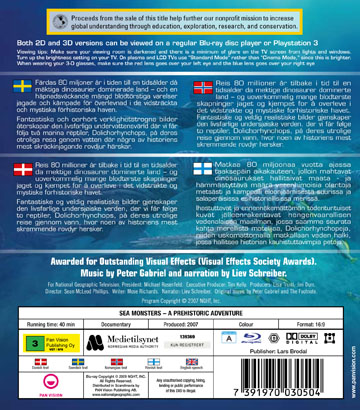 National Geographic - Sea Monsters 3D (Blu-ray) - 2