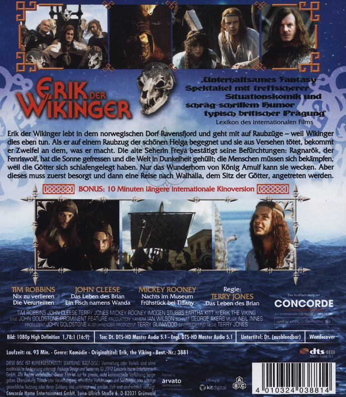 Erik the Viking (ej svensk text) (Blu-ray) - 2