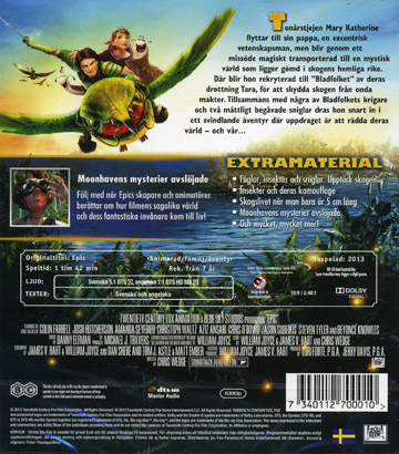 Epic - Skogens Hemliga Rike (Blu-ray+DVD) - 2