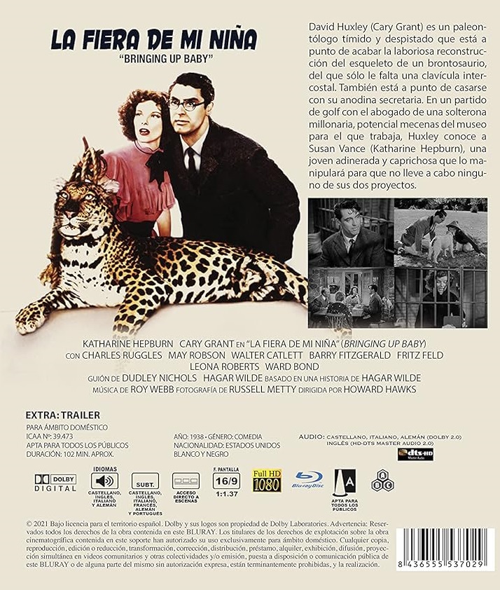 Bringing Up Baby (ej svensk text) (Blu-ray) - 2