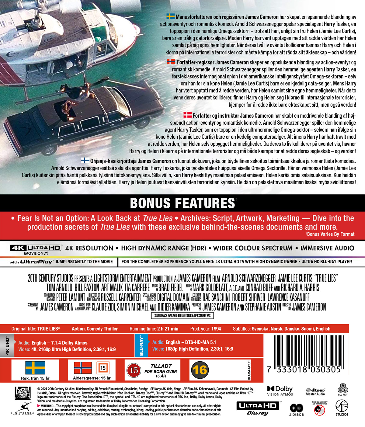 True Lies (4K Ultra HD + Blu-ray) - 2
