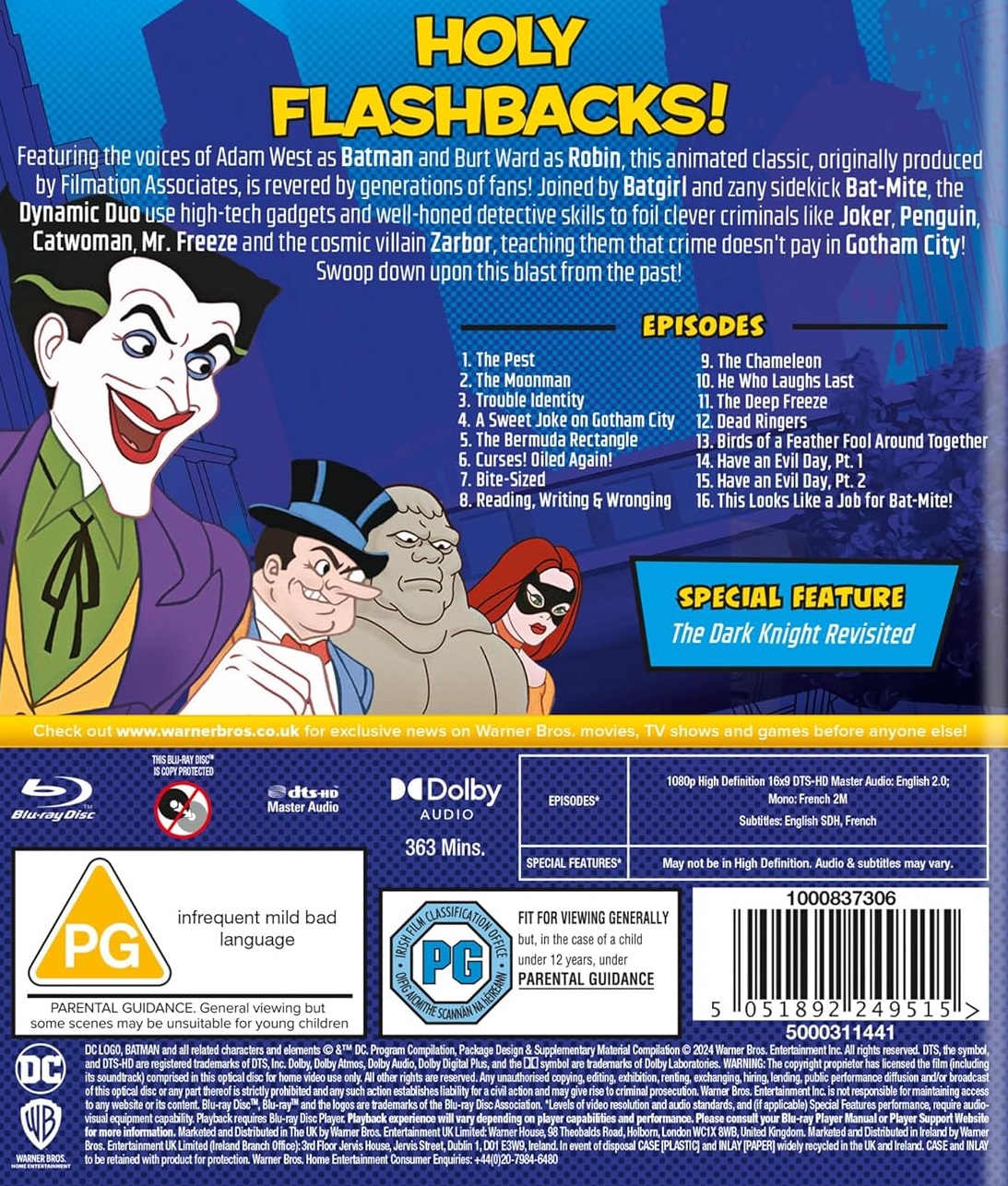 New Adventures of Batman - Complete Collection (ej svensk text) (Blu-Ray) - 2
