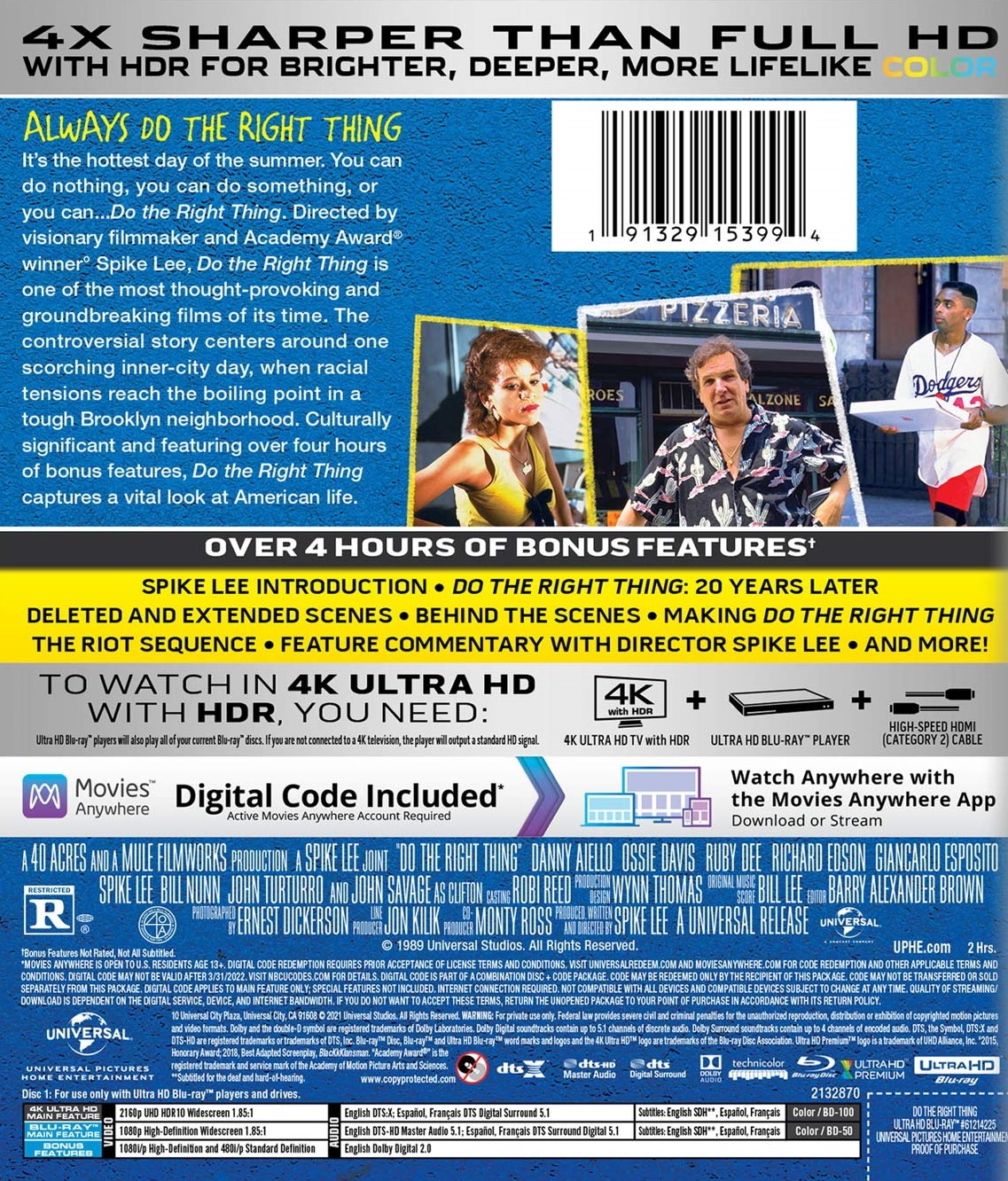 Do the Right Thing (ej svensk text) (4K Ultra HD + Blu-ray) - 2