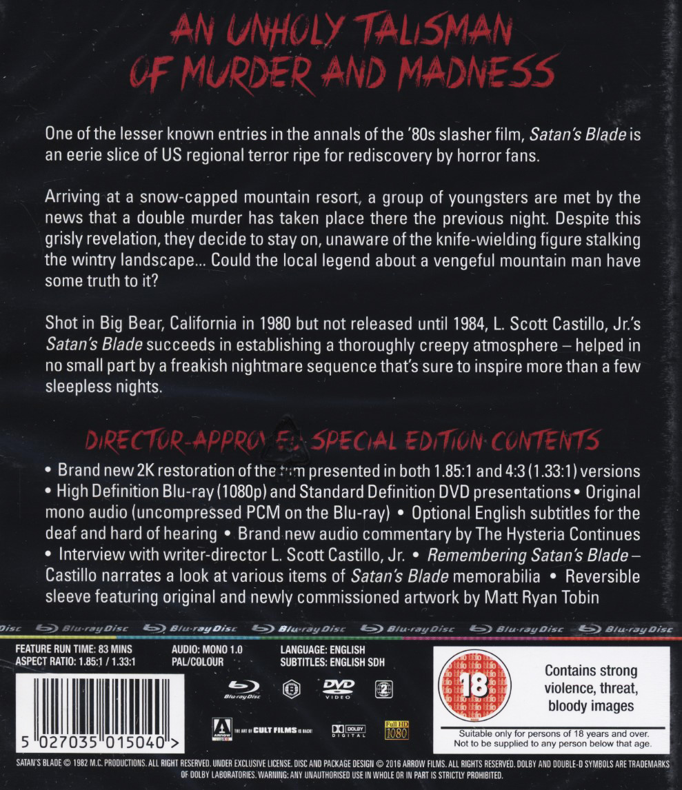 Satan's Blade (ej svensk text) (Blu-ray + DVD) - 2