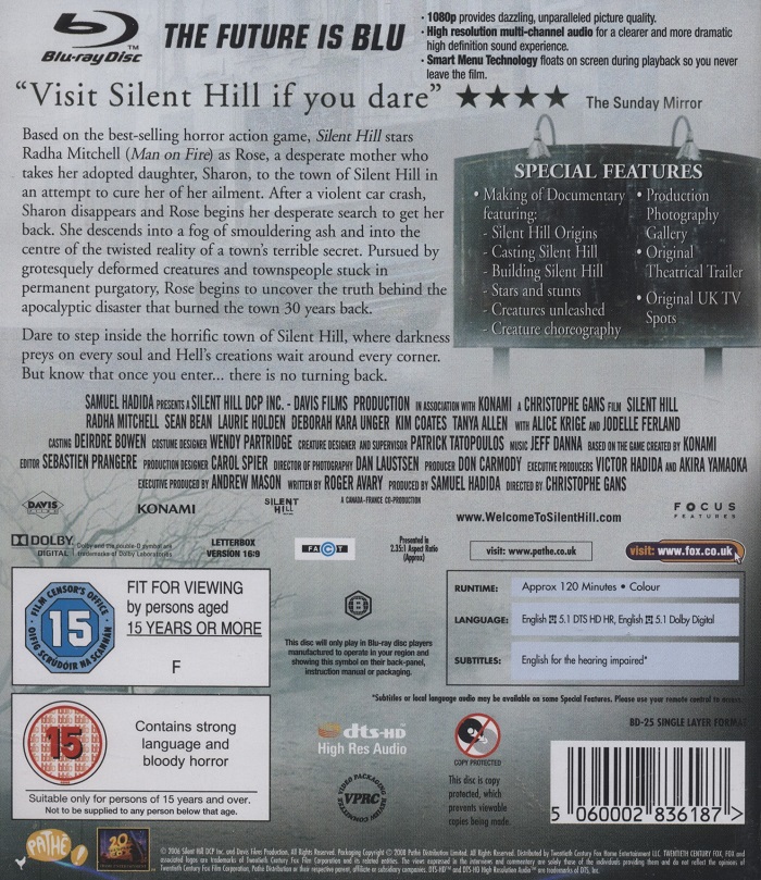 Silent Hill (ej svensk text) (Blu-ray) - 2