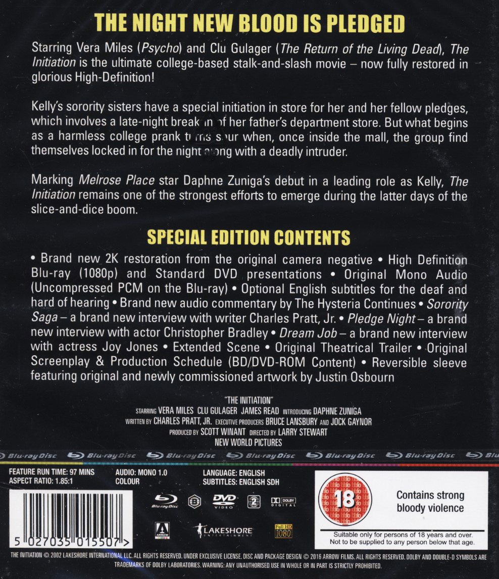 The Initiation (ej svensk text) (Blu-ray + DVD) - 2