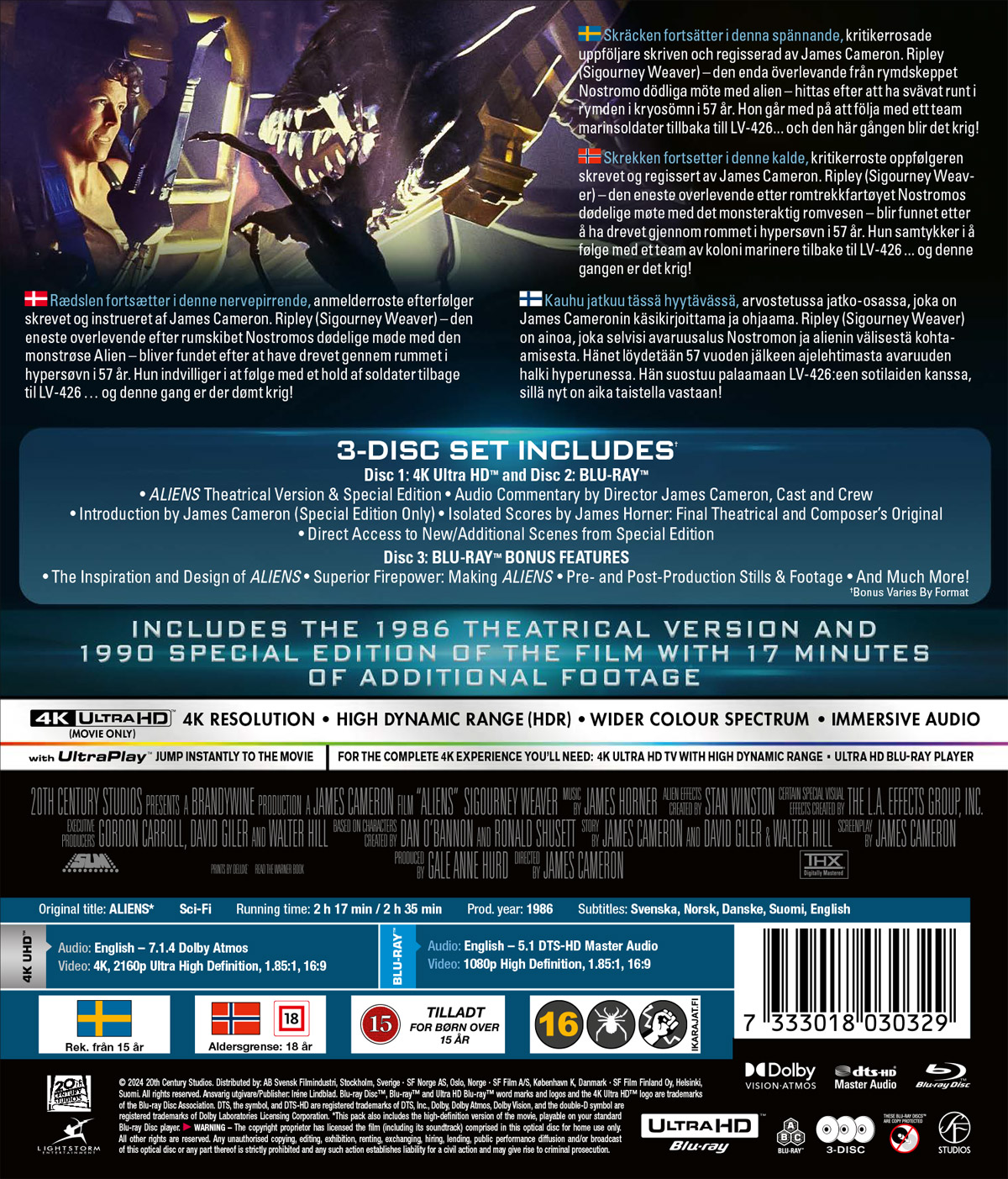 Aliens - Återkomsten (4K Ultra HD + Blu-ray) - 2