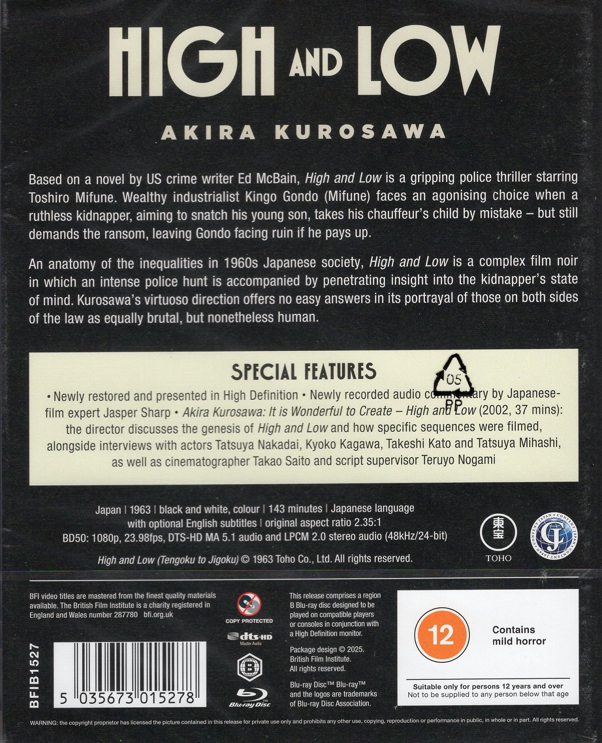 High And Low (ej svensk text) (Blu-ray) - 2