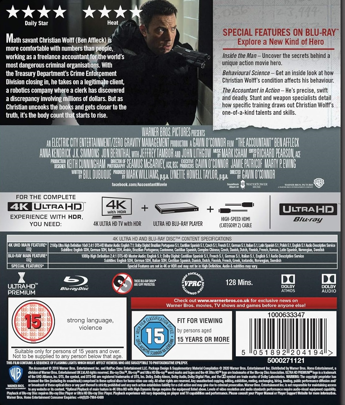 Accountant (4K Ultra HD + Blu-ray) - 2