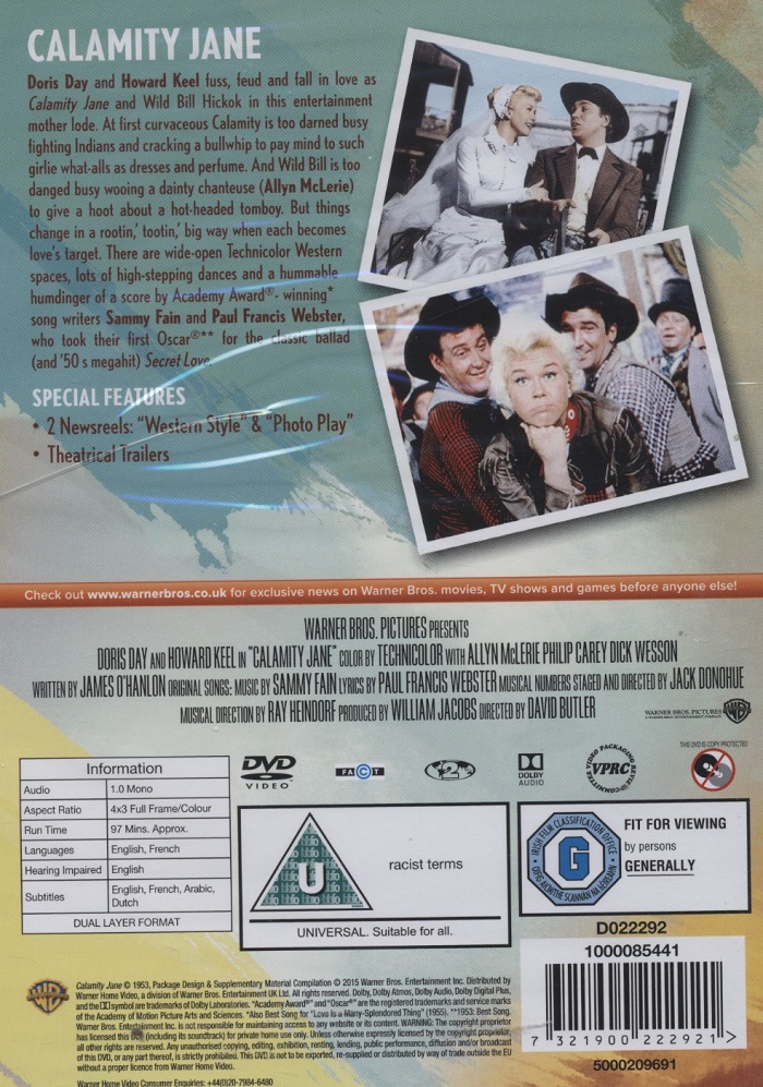 Calamity Jane (ej svensk text) - 2