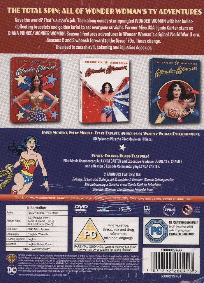 Wonder Woman - Säsong 1-3 - 2