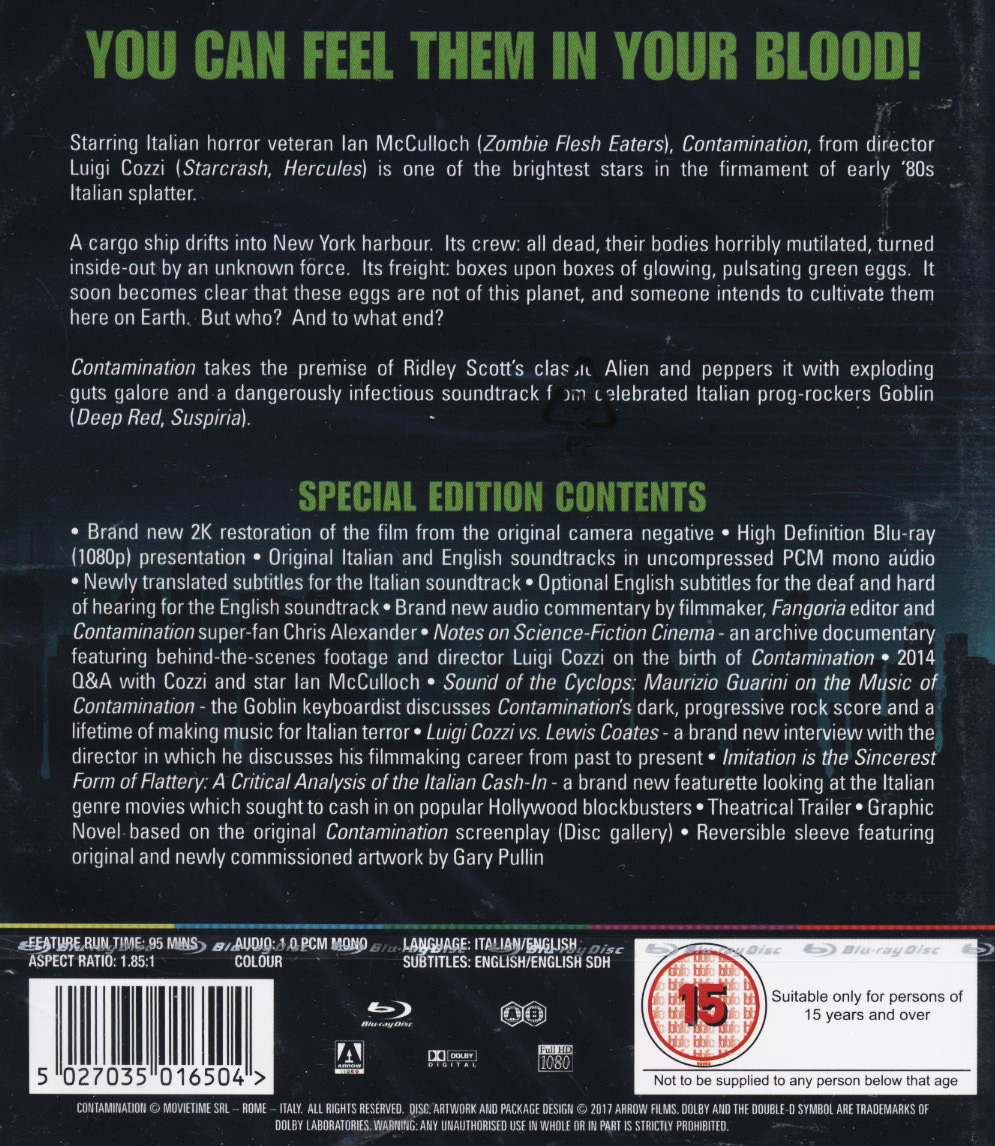 Contamination (ej svensk text) (Blu-ray) - 2