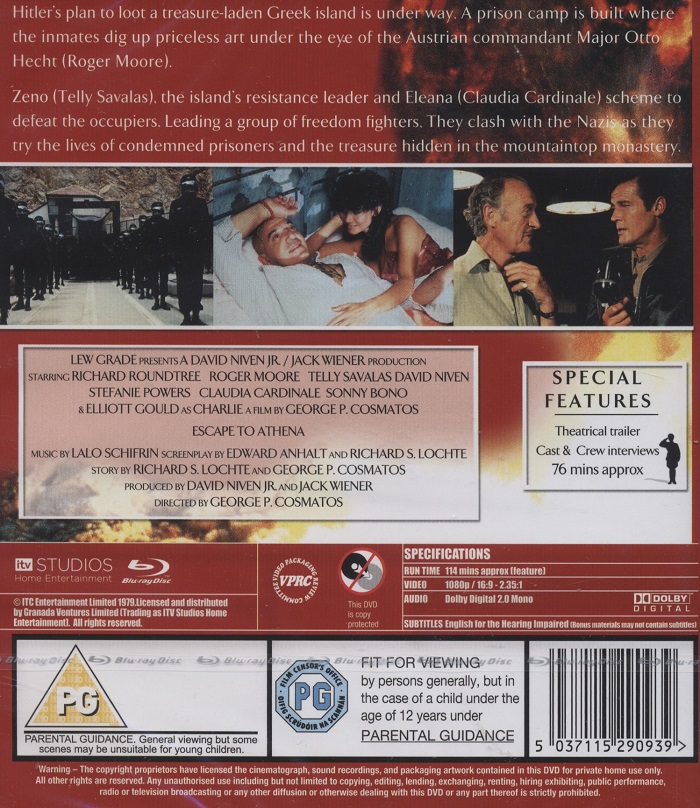 Escape To Athena (ej svensk text) (Blu-ray) - 2