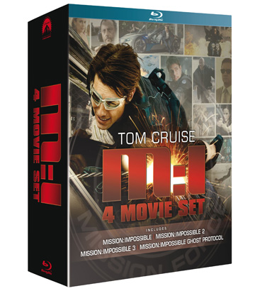 Mission: Impossible 1-4 Quadrilogy (4-disc) (Blu-ray)