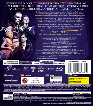 Love Never Dies (Blu-ray) - 2