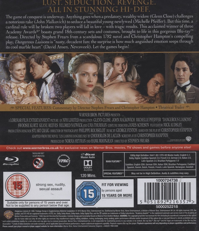 Dangerous Liaisons (Blu-ray) - 2