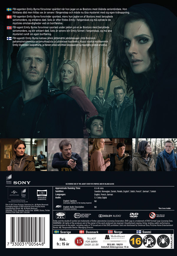 Absentia - Säsong 1 - 2