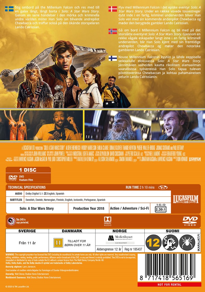 Solo - A Star Wars Story (New Line Look) - 2