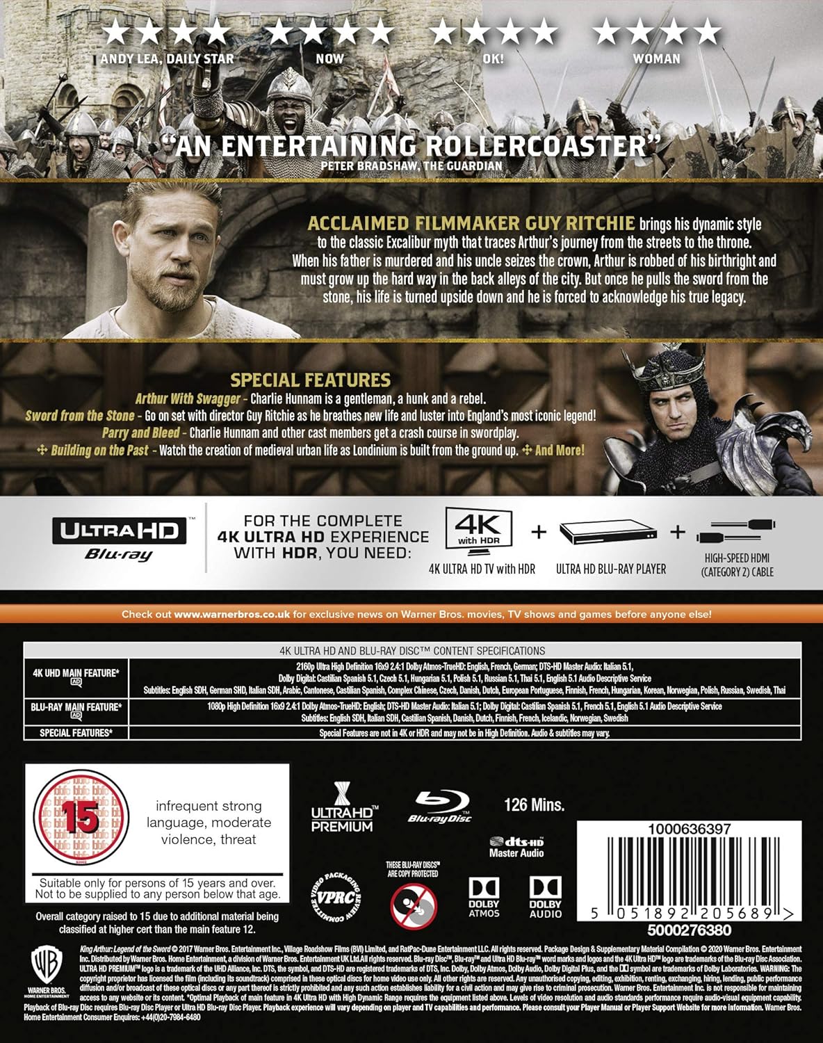 King Arthur - Legend of the Sword (4K Ultra HD + Blu-ray) - 2