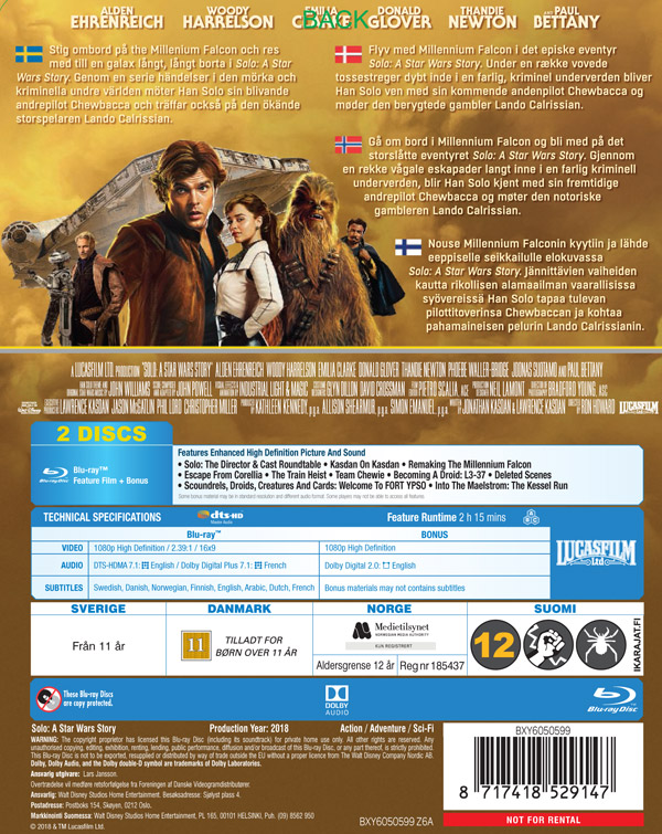 Solo - A Star Wars Story: Steelbook (Blu-ray) - 2