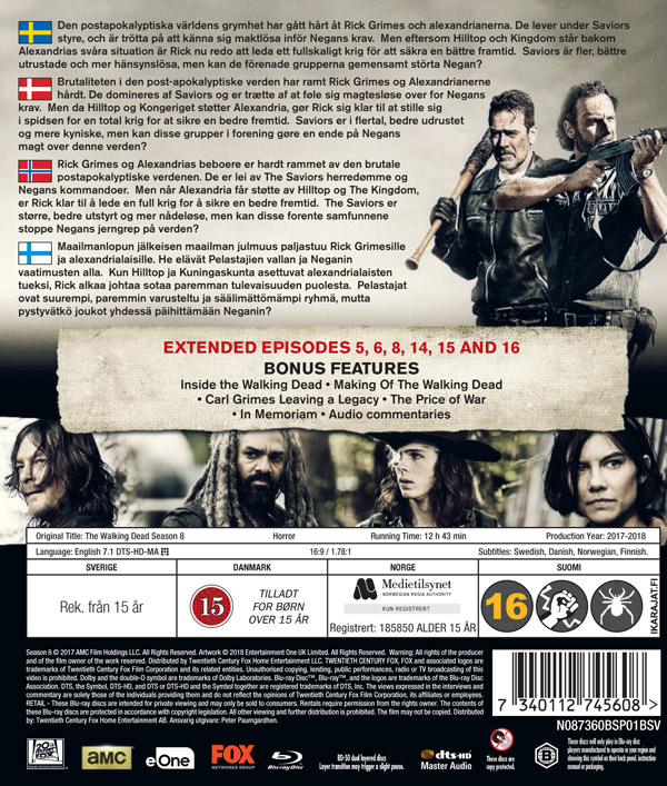 Walking Dead - Säsong 8 (Blu-ray) - 2