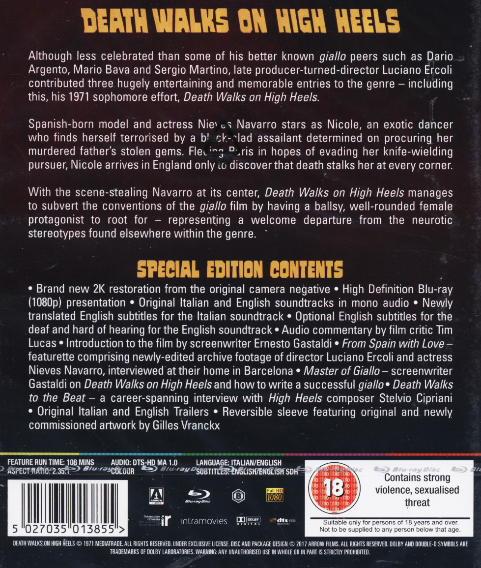 Death Walks On High Heels (ej svensk text) (Blu-ray) - 2