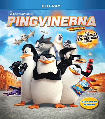 Pingvinerna Från Madagaskar - Den Topphemliga Fen-Tastiska Filmen (Blu-ray)