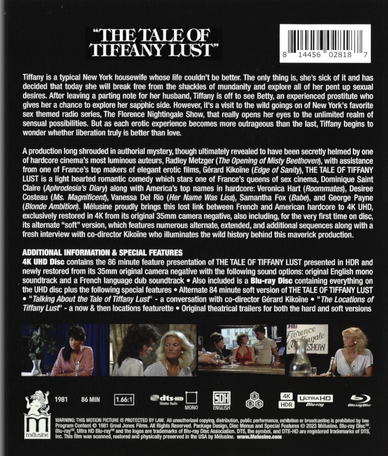The Tale of Tiffany Lust (ej svensk text) (4K Ultra HD + Blu-ray) - 2