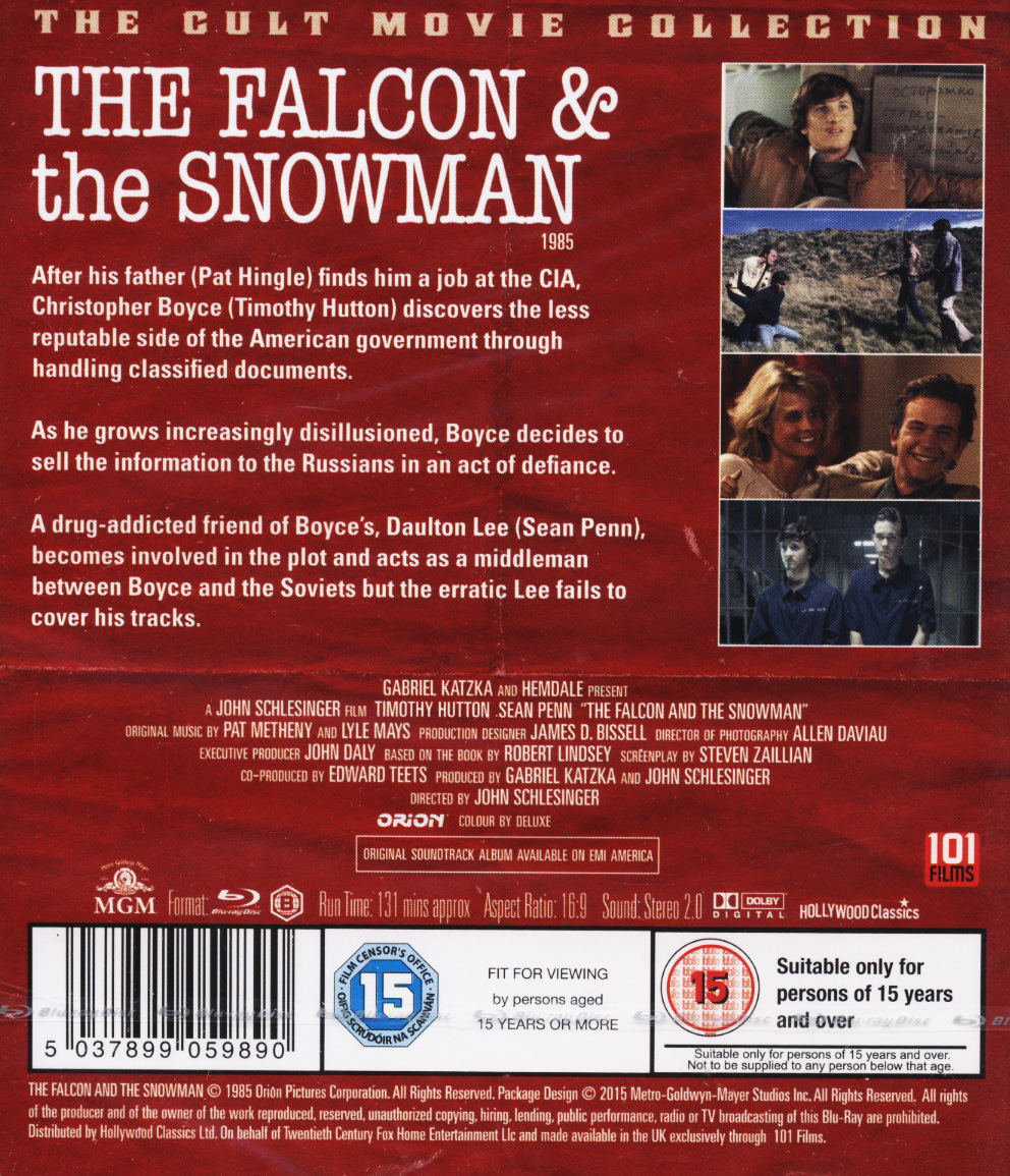 Falcon And the Snowman (ej svensk text) (Blu-ray) - 2