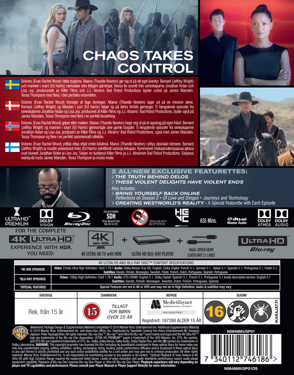 Westworld - Säsong 2 (4K Ultra HD Blu-ray) - 2
