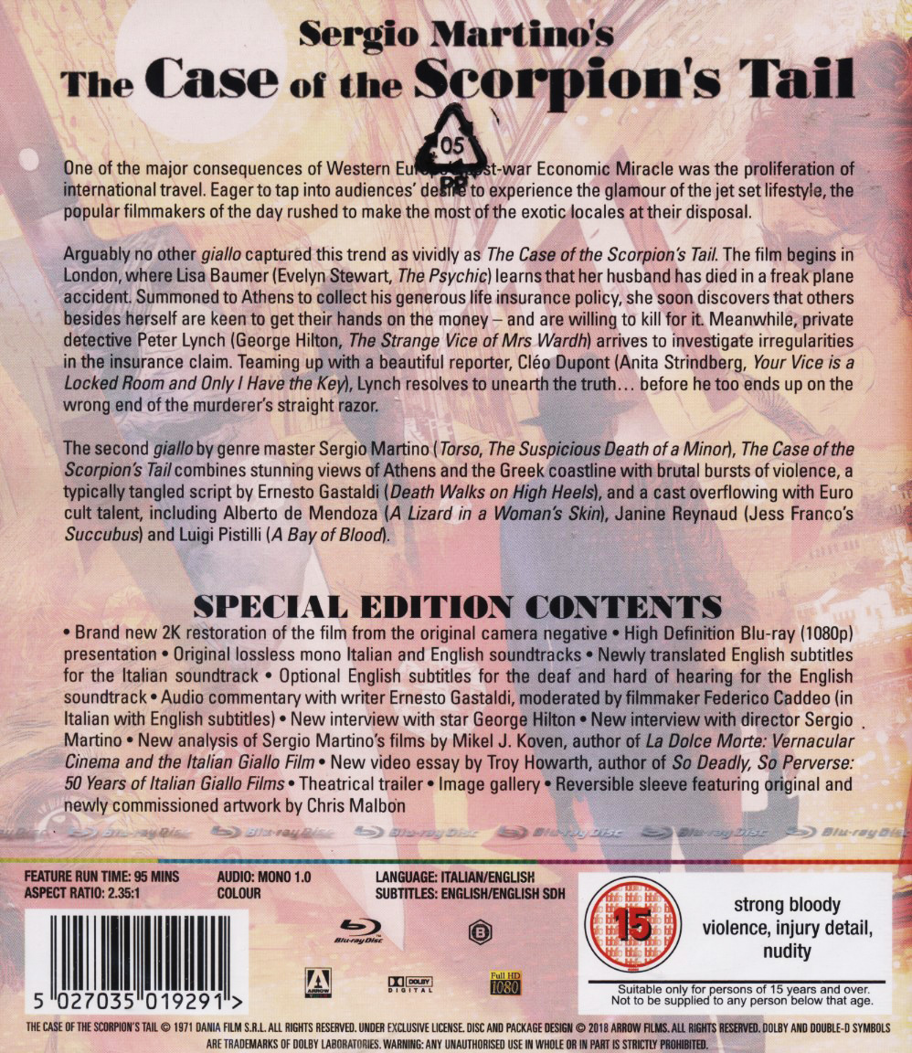 Case of the Scorpion's Tail (ej svensk text) (Blu-ray) - 2