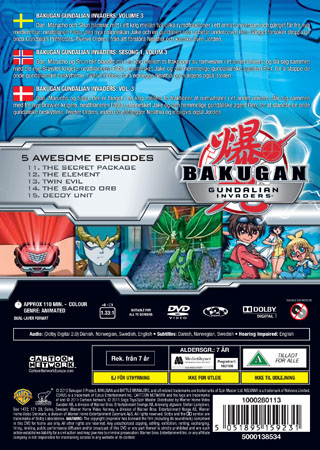 Bakugan Battle Brawlers: Gundalian Invaders - Säsong 1 Volym 3 - 2