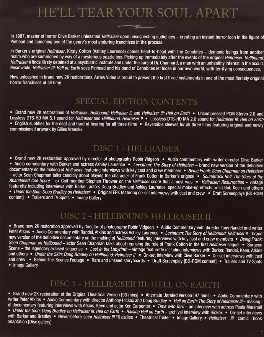 Hellraiser 1-3 (ej svensk text) (Blu-ray) - 2
