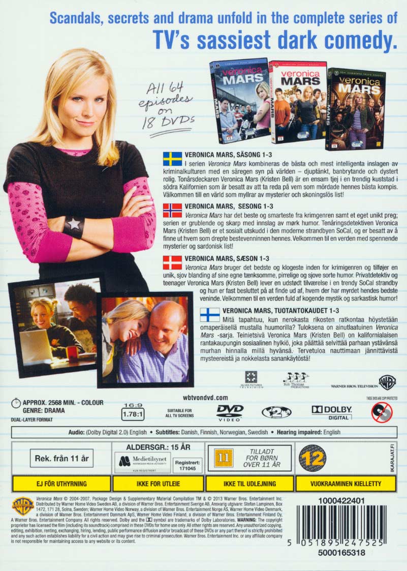 Veronica Mars - Hela Serien (18-disc) - 2