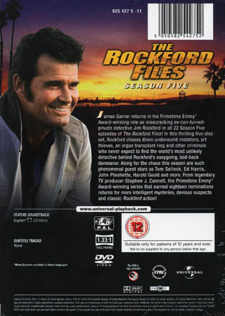 Rockford Files - Season 5 (ej svensk text) - 2