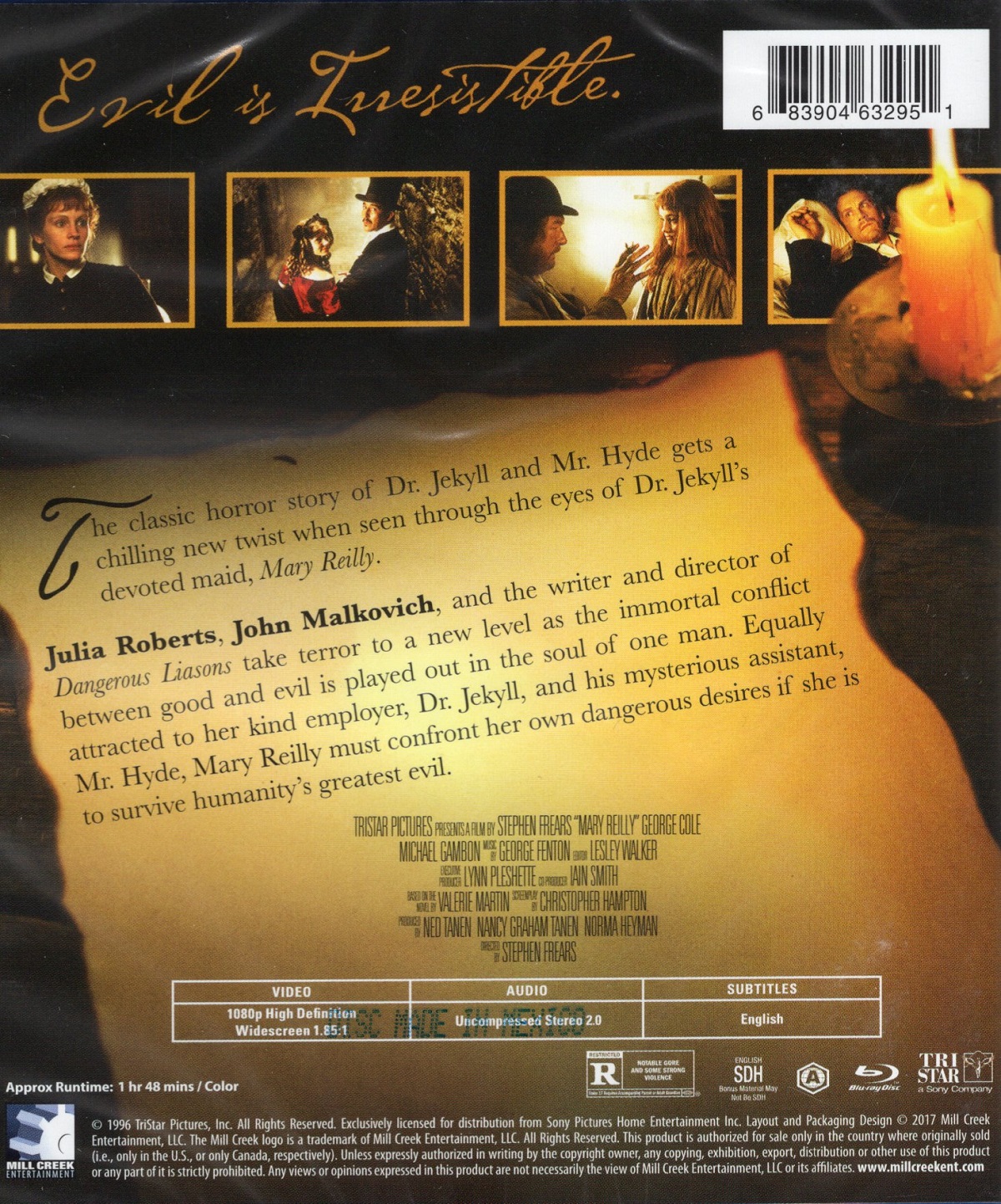 Mary Reilly (ej svensk text) (Blu-ray) - 2
